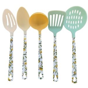 Lemon Kitchen Spatula Spoons Slotted Spoon 
Cooking Utensils Vintage